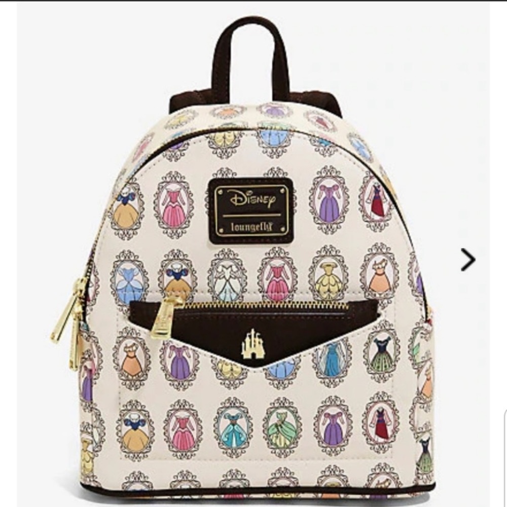 Disney Princess Dresses Loungefly Mini Backpack